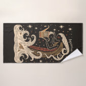 バスタオオルアクエリアス天〔占星術の〕十二宮図アート バスタオル (バスタオル)