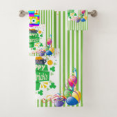 バスタオオルセット聖パトリックの日ハッピーバースデー バスタオルセット (インサイチュ)