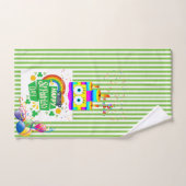 バスタオオルセット聖パトリックの日ハッピーバースデー バスタオルセット (ハンドタオル)