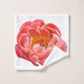 バスタオオルセット – コーラルピーニー バスタオルセット (ウォッシュタオル)