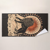 バスタオオルレオシアル〔占星術の〕十二宮図アート バスタオル (バスタオル)