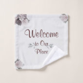 バスタオルが私たちの場所を歓迎 バスタオルセット (ウォッシュタオル)