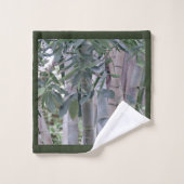 バスタオルは竹の木を置く。2 バスタオルセット (ウォッシュタオル)