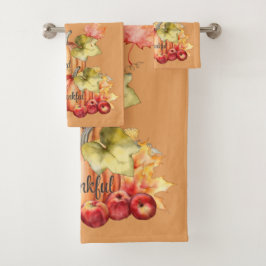 バスタオルをセットし賛美て、感謝する バスタオルセット