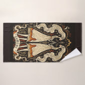 バスタオルジェミニシナ〔占星術の〕十二宮図アート バスタオル (バスタオル)