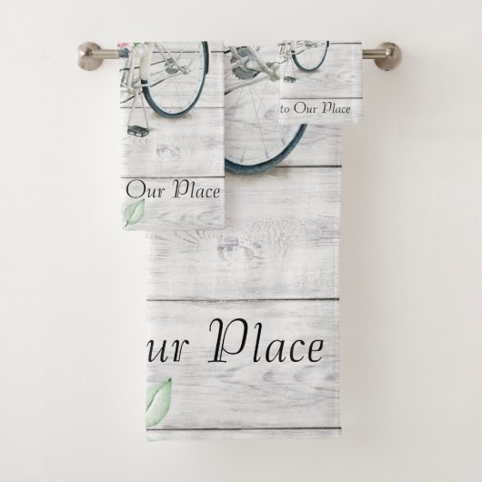 バスタオルセットウェルカム春自転車 バスタオルセット (インサイチュ)