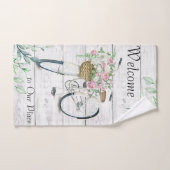 バスタオルセットウェルカム春自転車 バスタオルセット (ハンドタオル)