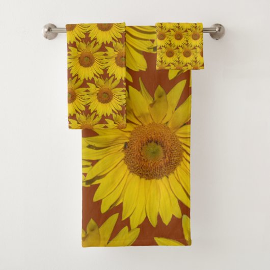 バスタオルセット – ひまわりモザイク (インサイチュ)