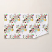 バスタオルセット、ハッピーバースデーポッサムケーキ バスタオルセット (ハンドタオル)