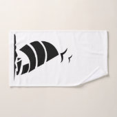 バスタオルセット「ブラックセイルボート」 バスタオルセット (ハンドタオル)