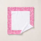 バスタオルセット – ヴィンテージフローラピンク (ウォッシュタオル)