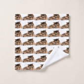 バスタオルセット – Maine Coon Cat (ウォッシュタオル)