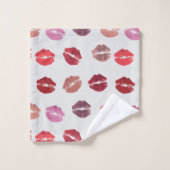 バスタオル恋しく思セットのキス バスタオルセット (ウォッシュタオル)