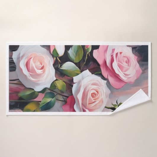 バスタオル(バラ) バスタオル (バスタオル)