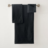 バスタオル – ブラック美しい バスタオルセット (インサイチュ)