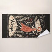 バスタオル《星座》乙女座シナ〔占星術の〕十二宮図アート バスタオル (バスタオル)