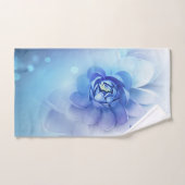 バスタオル – 青い花 バスタオルセット (ハンドタオル)