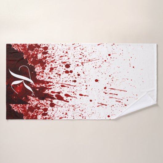 バスタパーソナライズされたオル血液（ばちゃばちゃ）跳ねる吸血得器 バスタオル (バスタオル)