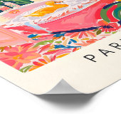 バスタブにおもしろいアヒルのポスター、バスルームのウォールアート、P ポスター (角)