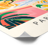 バスタブにベージュラブラドール、ドッグアートプリントおもしろい、Ba ポスター (角)