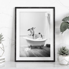 バスタブにペンギン ポスター