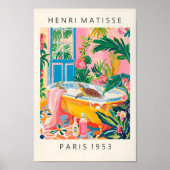 バスタブのおもしろいカメのポスター、ドーパミンデコール、Ma ポスター (正面)