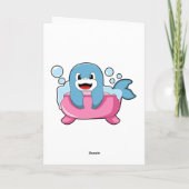 バスタブのイルカ カード (裏面)