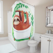 バスタブのシャワーカーテンの中でこぼこ シャワーカーテン (インサイチュ)