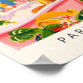 バスタブのポスタおもしろいー、バスルームの装飾のリス ポスター (角)