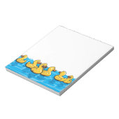 バスタブの中でゴムのアヒル ノートパッド (回転)