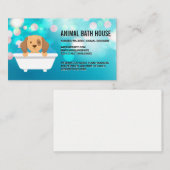 バスタブの中でドギー 名刺 (正面/裏面)