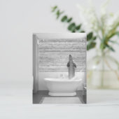 バスタブの中のイルカ ポストカード (スタンド正面)