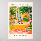 バスタブの中のダルマおもしろいイアン、バスルームの壁アート、M ポスター (正面)