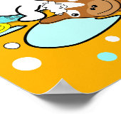 バスタブ人形ポスター4 ポスター (角)