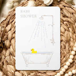 バスタブ鴨ベビースワ男女兼用ア 招待状