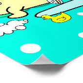 バスタブChihuahua子犬ポスター13 ポスター (角)