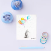 バスターと彼の風船|ウサギ恋人のための贈り物 チラシ (シングル)