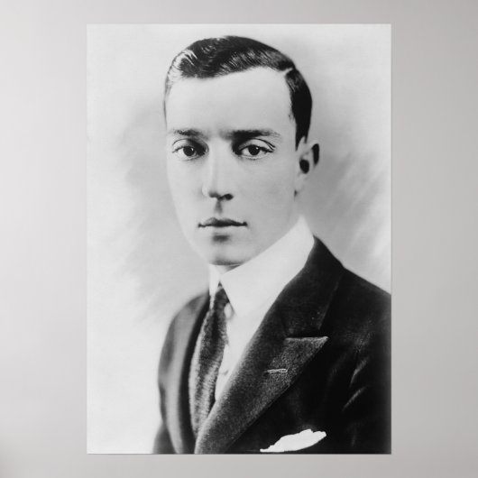 バスターキートンザストン素晴らし顔 ポスター (正面)