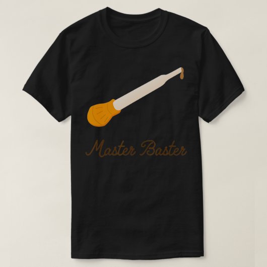 バスター笑わされる感謝祭マスター Tシャツ (デザイン正面)