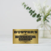 バスター金ゴールド 名刺 (スタンド正面)