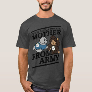 バスター・ブラスこれらは私の賞の母から陸軍 Tシャツ