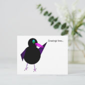 バスター・ブラックバードのはがき ポストカード (スタンド正面)