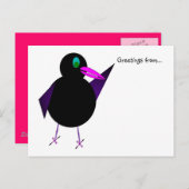 バスター・ブラックバードのはがき ポストカード (正面/裏面)