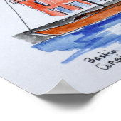 バスティア・ポート | Corsica,フランス ポスター (角)