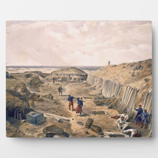 バスティオンデュマットの溝、プレート'シートから フォトプラーク (正面)