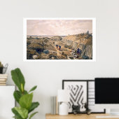 バスティオンデュマットの溝、プレート'シートから ポスター (ホームオフィス)