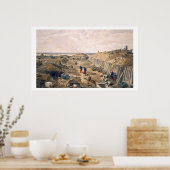 バスティオンデュマットの溝、プレート'シートから ポスター (キッチン)