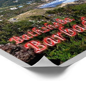 バスティバ語 – バルバドス –  ポスター (角)