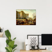 バスティーユプリント ポスター (ホームオフィス)