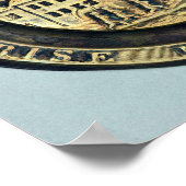 バスティーユ包囲を描いた錠 ポスター (角)